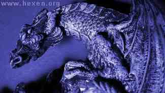 Drache blue dragon